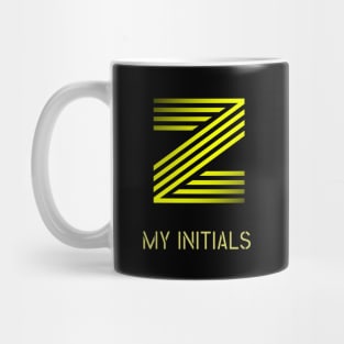 Letter Z Initials Unique Name T-Shirt Mug